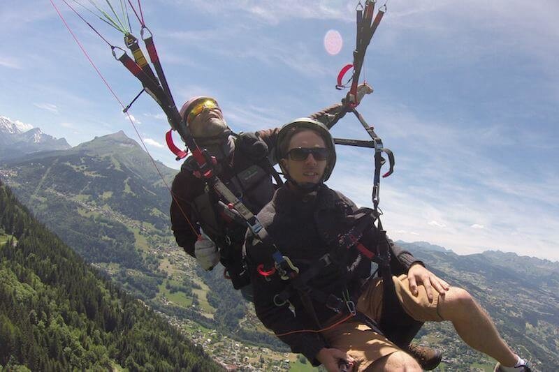 baptême parapente Saint gervais