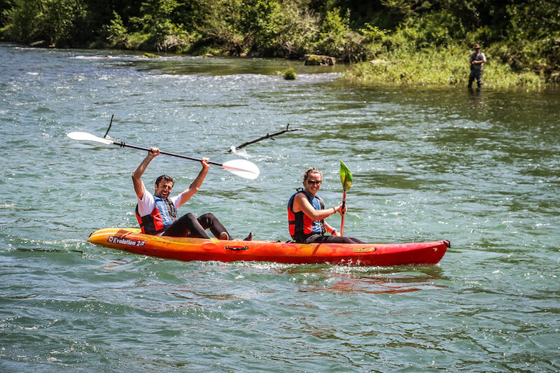 Canoë sur la Dourbie