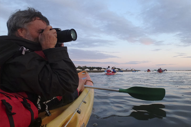 Balade photo en kayak Bassin d'Arcachon