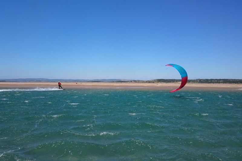 Navigation surveillée kite Gruissan