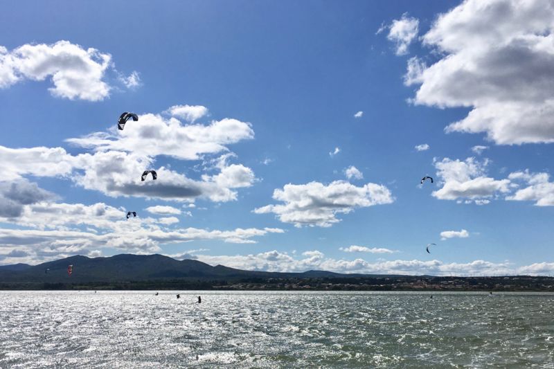 Stage de kitesurf débutant à Leucate - La Palme