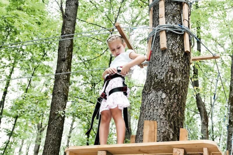 Accrobranche parcours enfants (3 à 8 ans)