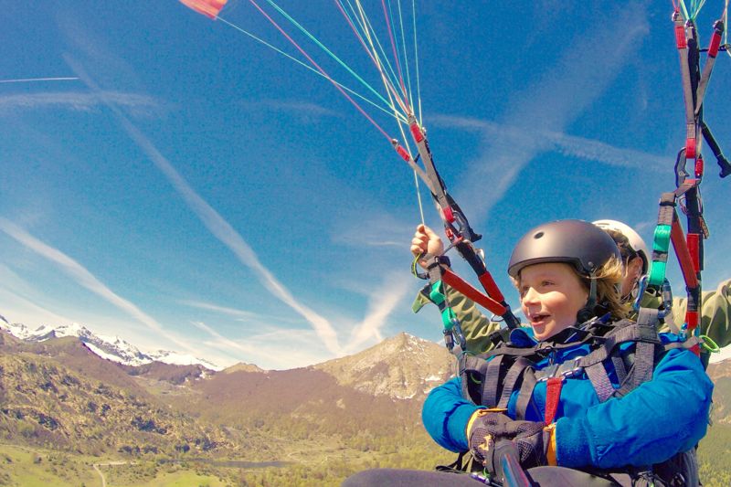 Baptême parapente en Ariège pour les enfants de 4 à 11 ans