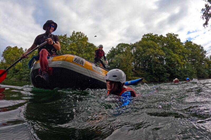 Rafting sportif demi journée ou journée sur le Gave d'Ossau