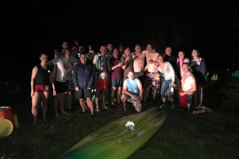 Balade nocturne en kayak à Poitiers