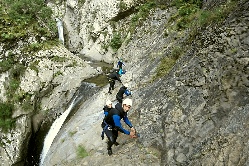 Canyoning dans les gorges du llech