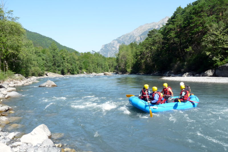 Descente intégrale de l'Ubaye en Rafting journée