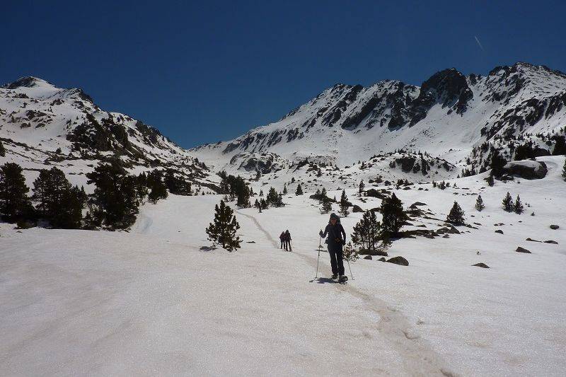 Raid 6 jours à raquettes dans le massif des Encantats, Val d'Aran.