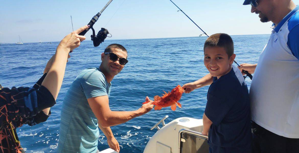 Pêche semi-hauturière et côtière au large du golfe de Saint Tropez