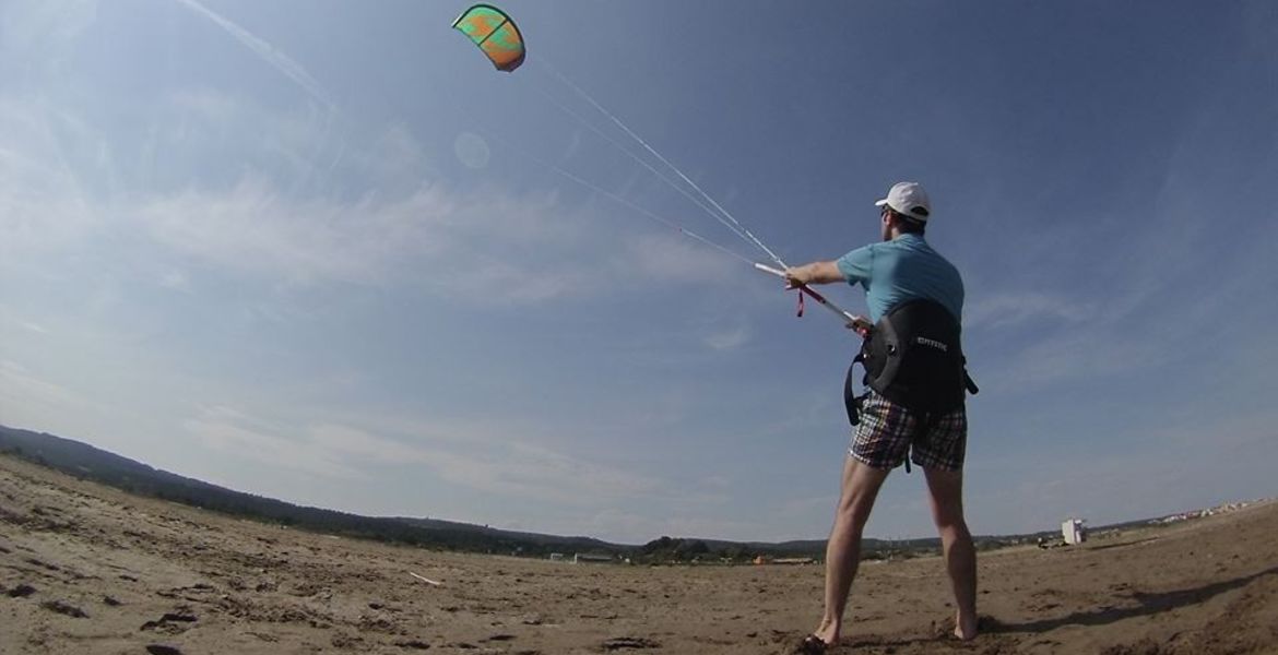 Découverte du kitesurf à Narbonne plage