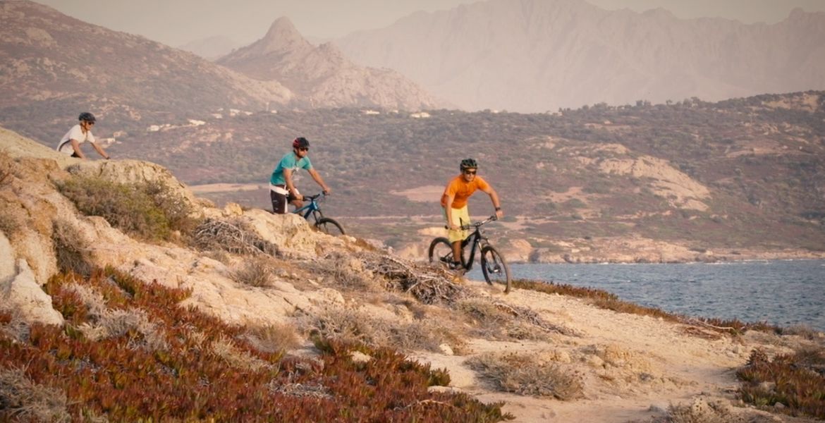 Le littoral en VTT - Punta Spanu