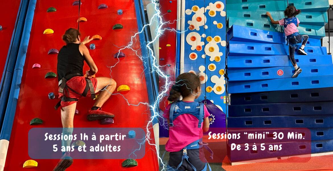Session d'escalade ludique