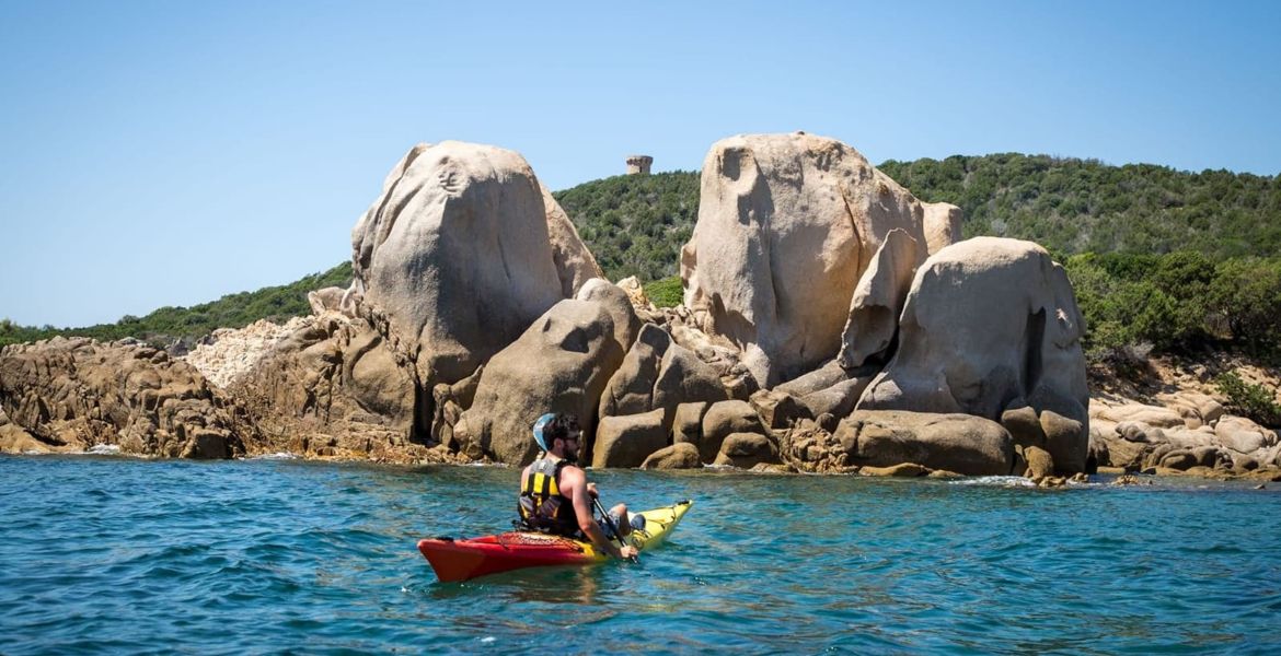 Kayaking Ajaccio 1/2 day guided tour at Isolella peninsula