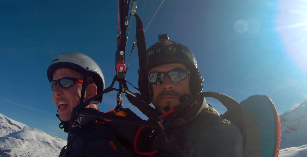 Parapente biplace - Vom tandem Superdevoluy