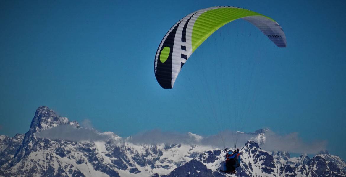 Parapente biplace - Vom tandem Superdevoluy