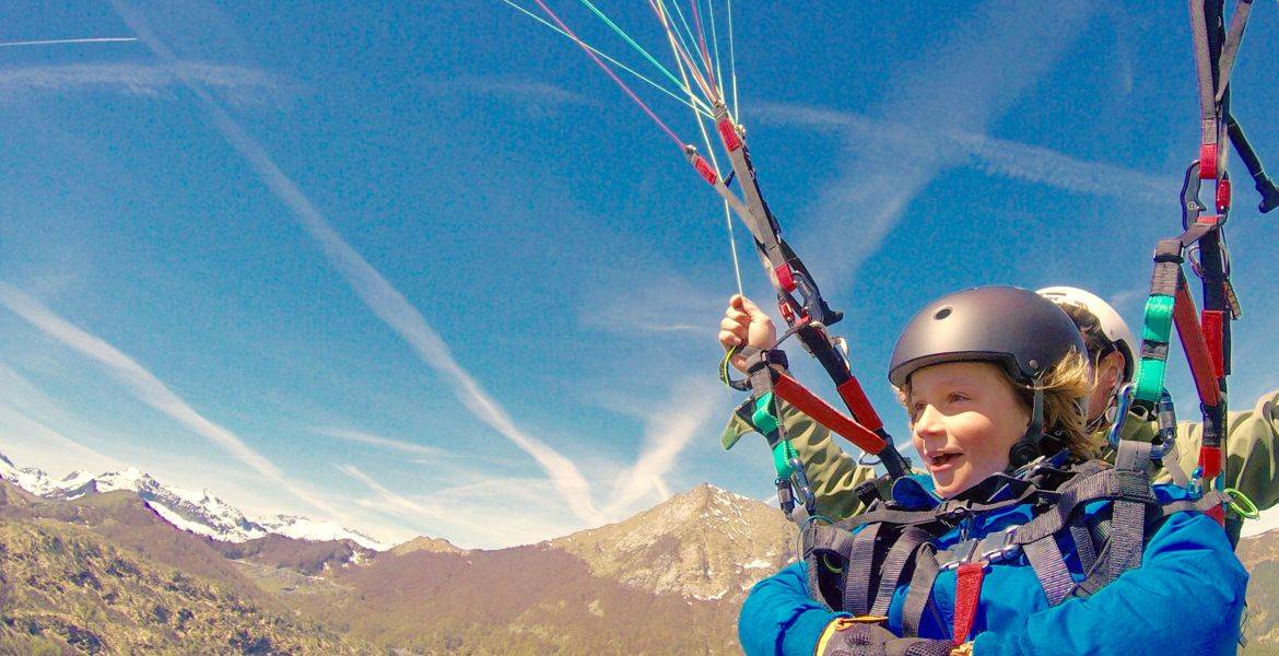 Baptême de parapente en Ariège pour les enfants de 4 à 11 ans
