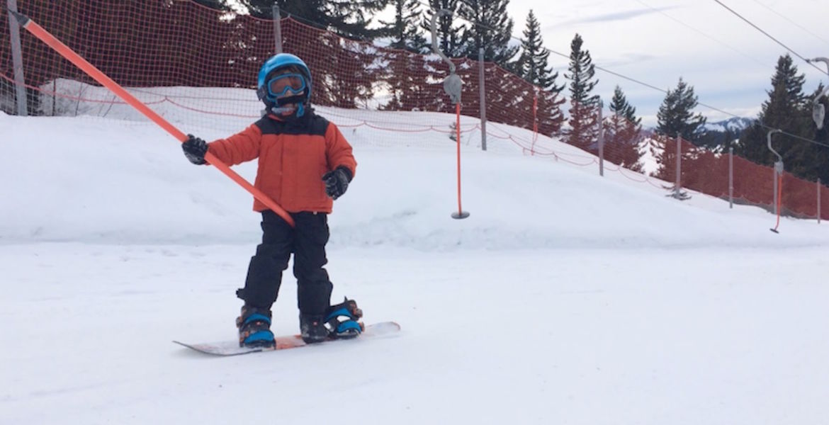 Cours enfants de snowboard