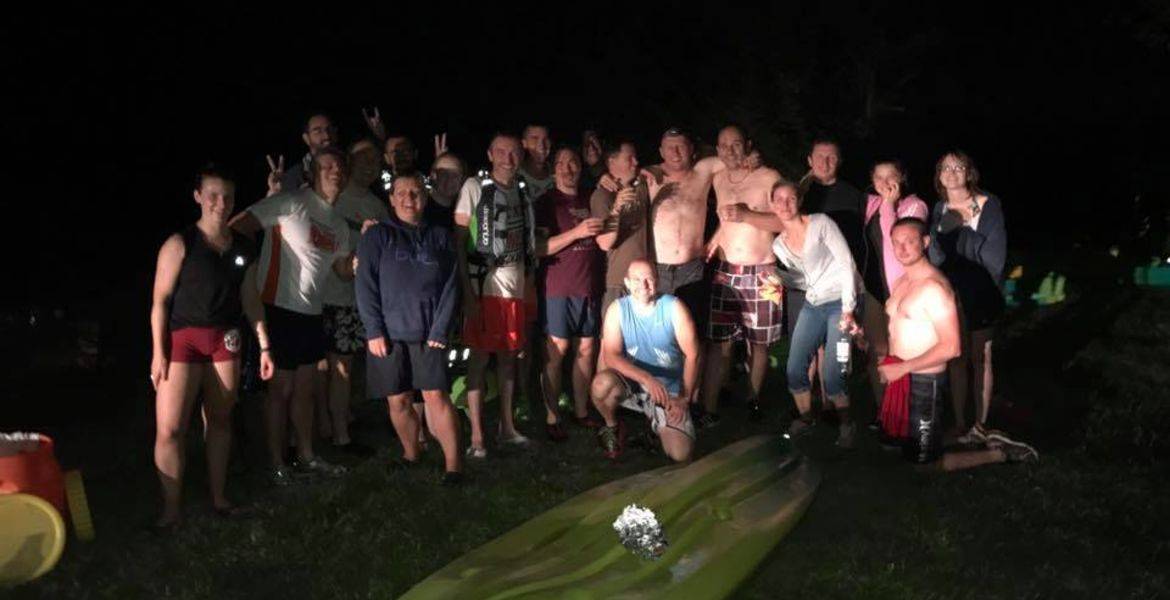 Balade nocturne en kayak à Poitiers