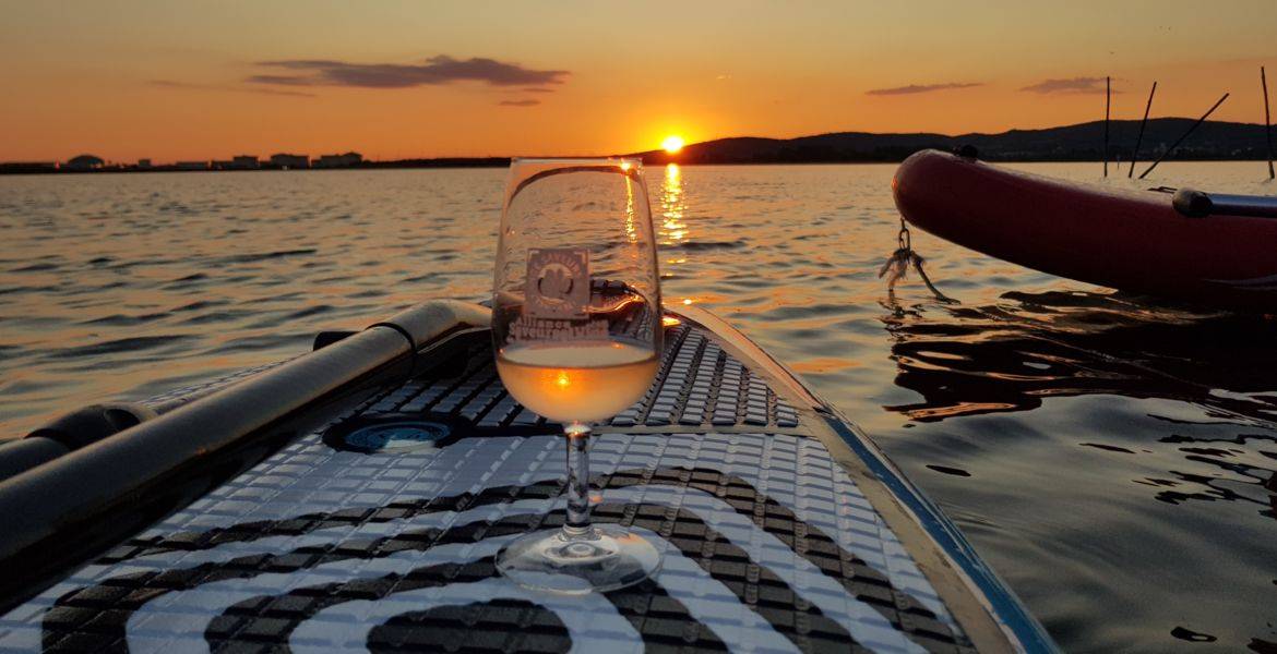 Balade paddle dégustation de vins à Frontignan