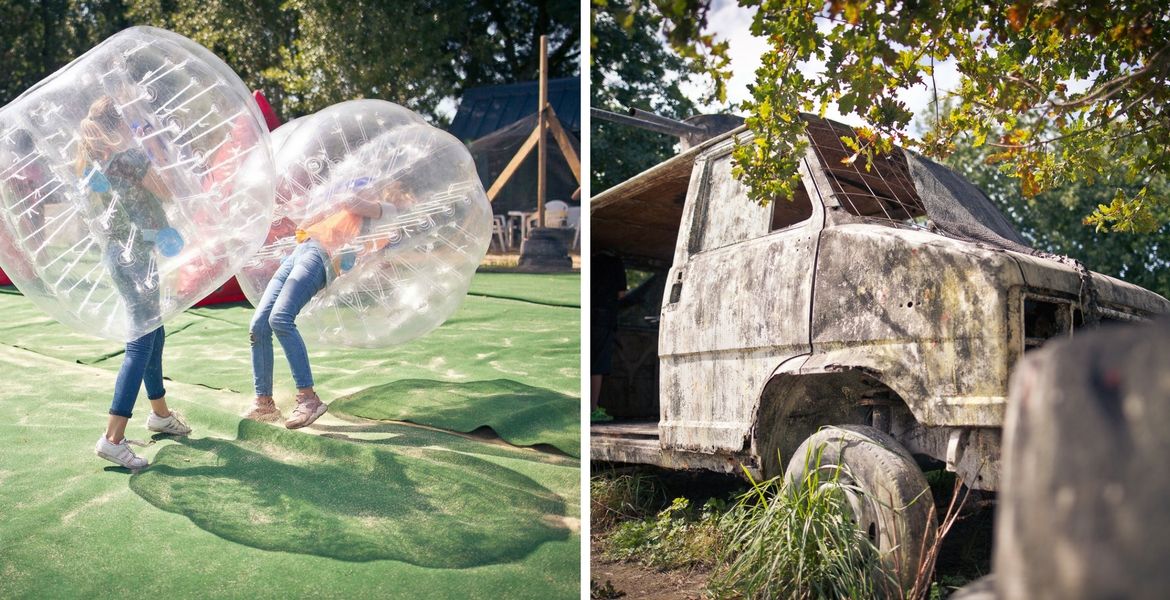 Paintball kid et Bubble foot