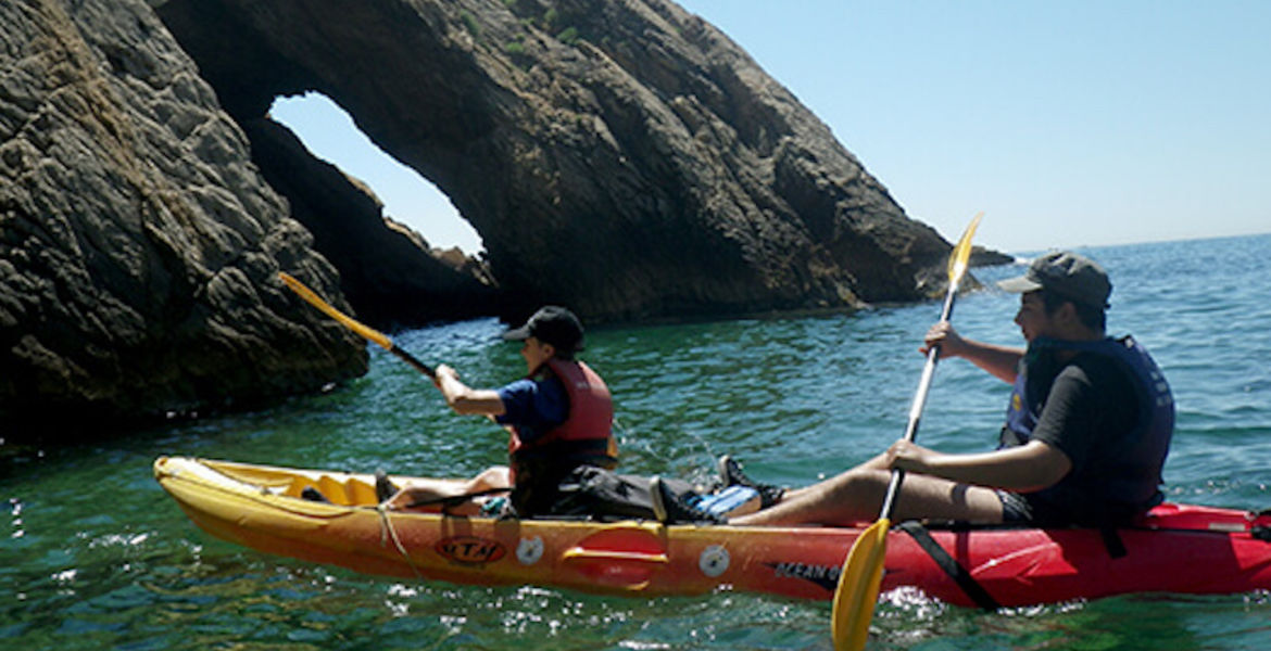 Balade en kayak avec guide sur la côte bleue