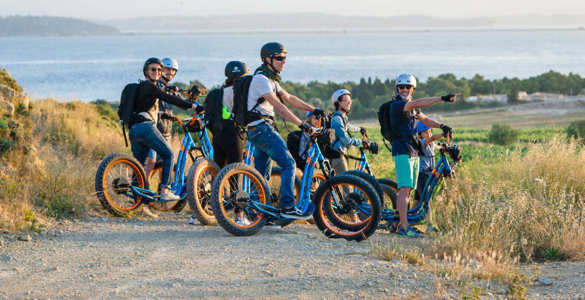 Balade en trottinette électrique pour des sorties entreprises