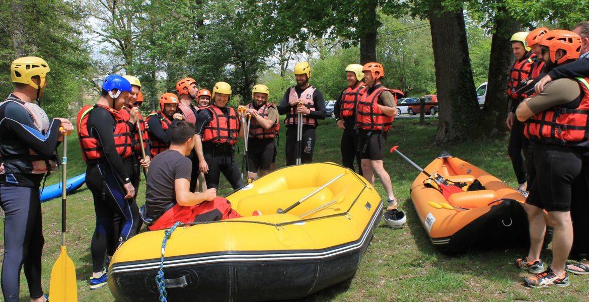 Descente en rafting Lathus