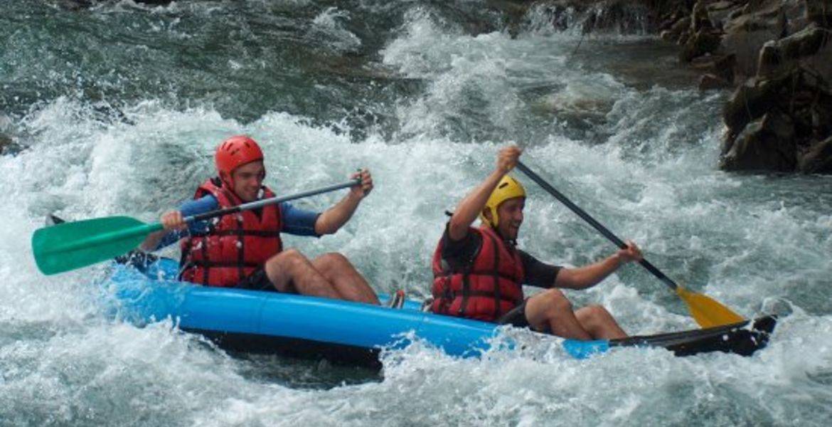 Descente en rafting sur la Gartempe Descente Hot Dog / Canoe Raft