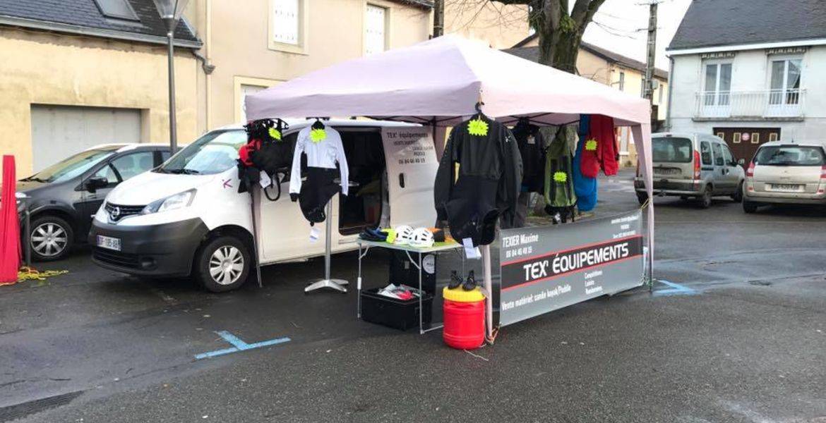 Vente de matériel via la boutique facebook TEX'