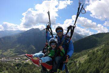 Baptême parapente enfant