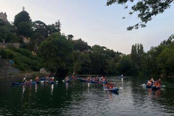 Balade en soirée canoë à poitiers